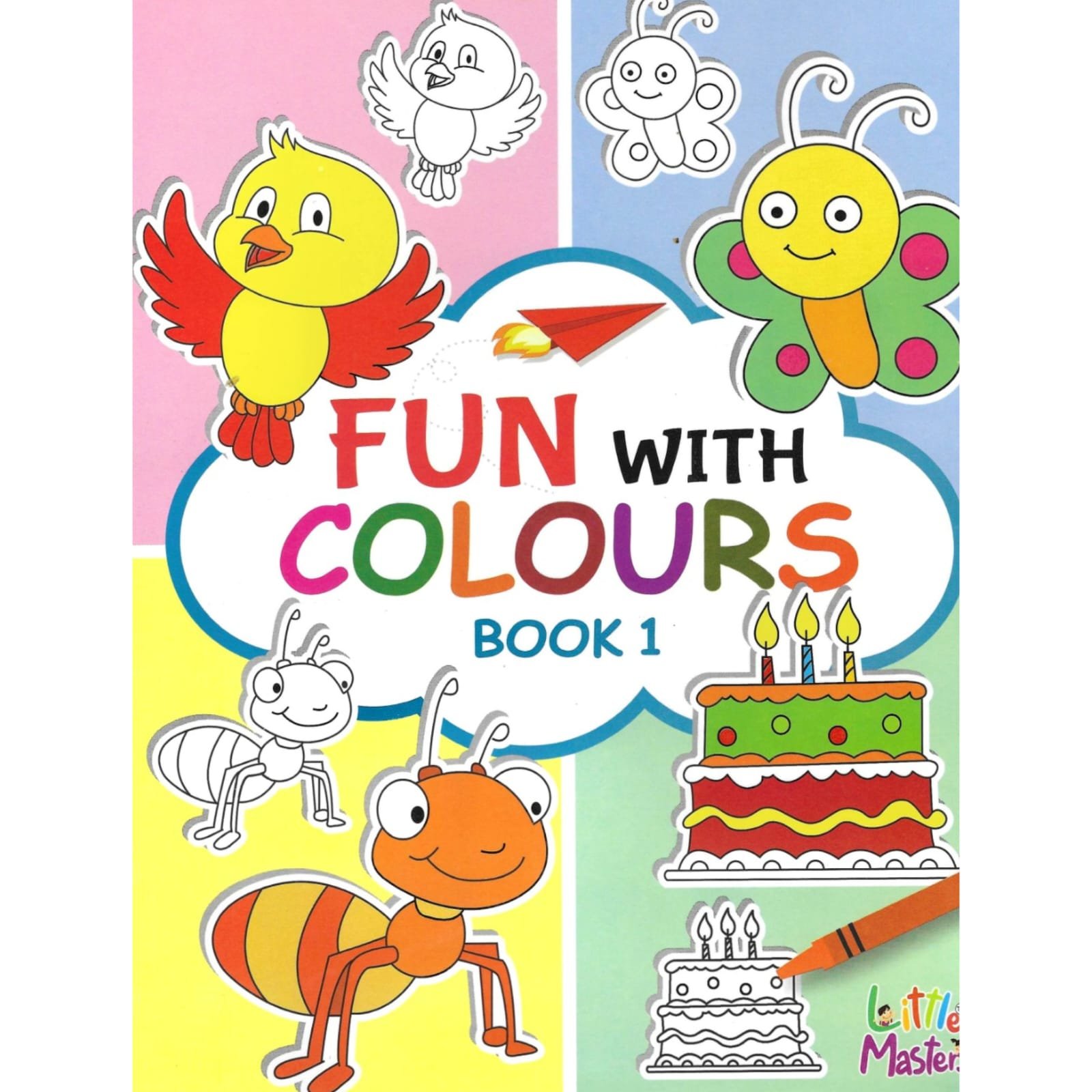 Fun with Colours (Beginners Colouring Book) - Tots and Dots by Miss Angali